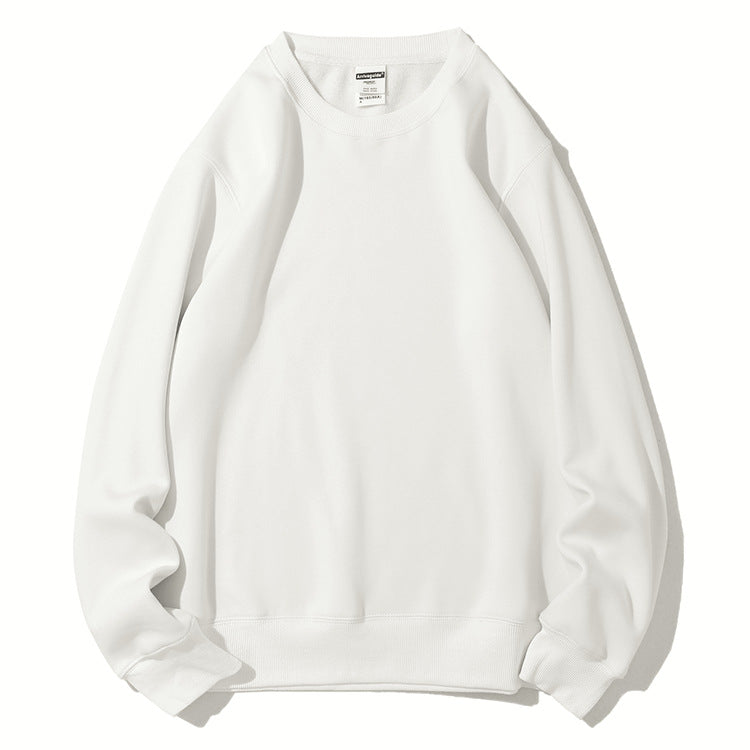 Sweatshirt Men's Round Neck Thicken Warm Outerwear Couple Style Long Sleeve