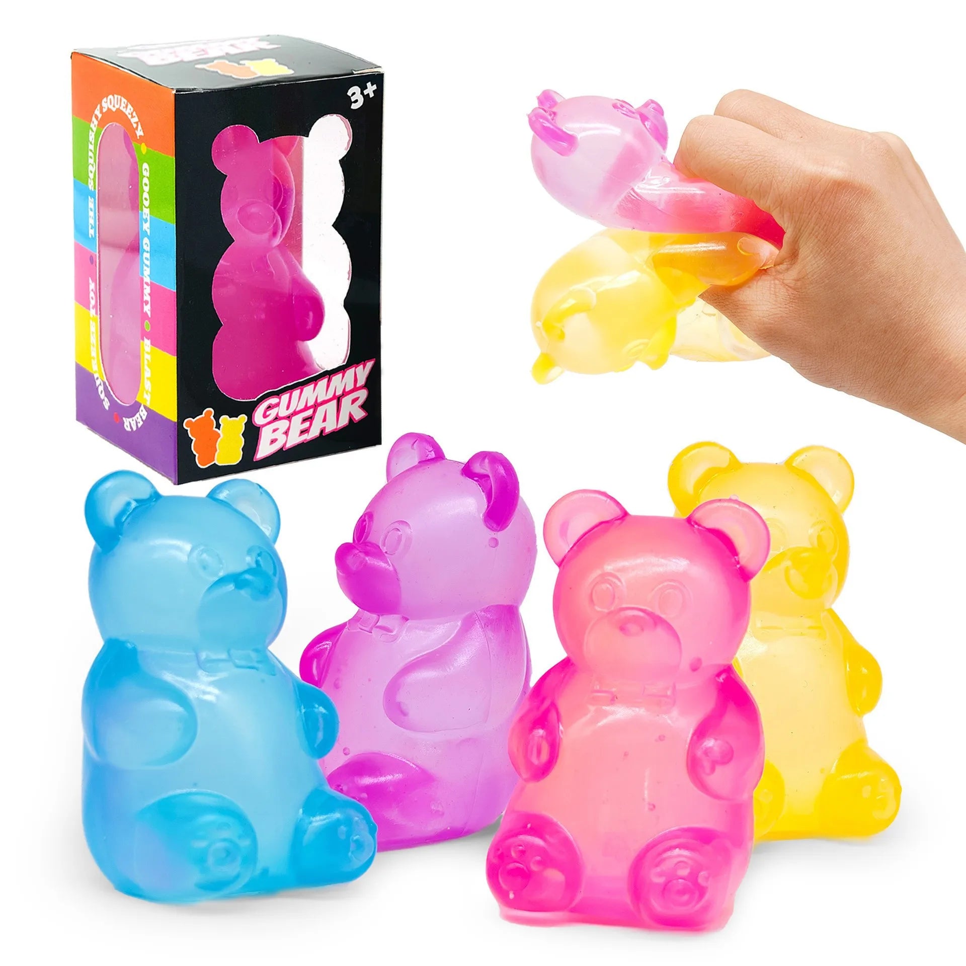 🔥🔥🔥 Cube Sensory Decompression Toy with Slow Rise Jelly Texture for Anxiety Relief