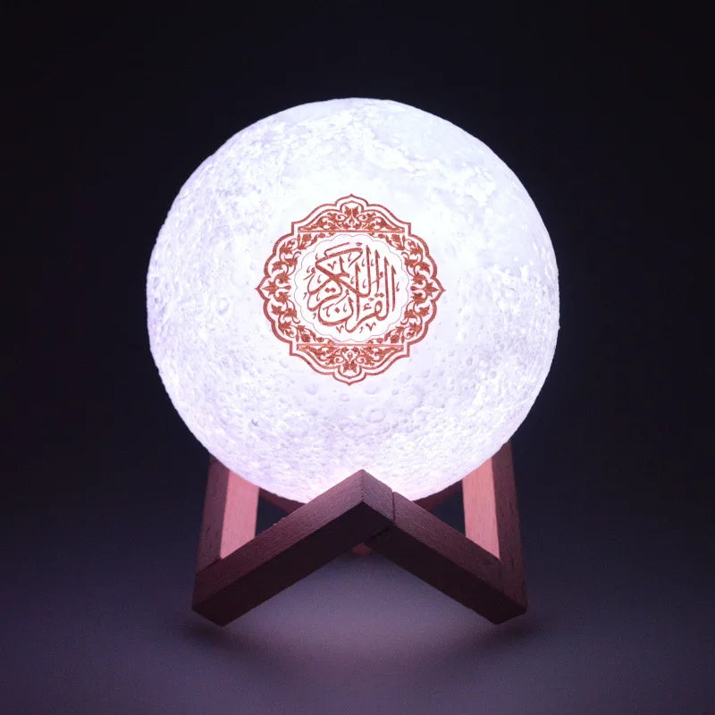 Bluetooth Speakers Wireless  3D Moon With APP Control Touch Lamp
