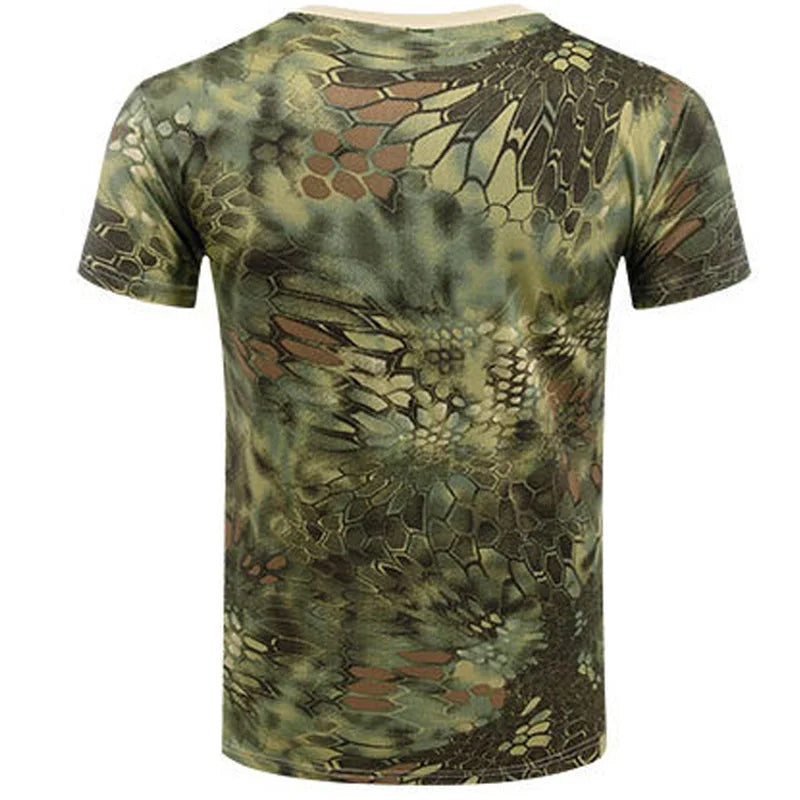 Summer Trend  Men's T-shirt Camouflage Short-sleeve Men's O-neck