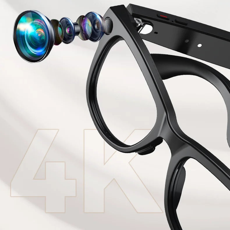 Meta AI for High Quality 4K Video Color Change Film AI Smart Glasses 2K Camera Display IP67 Waterproof Transition Lenses