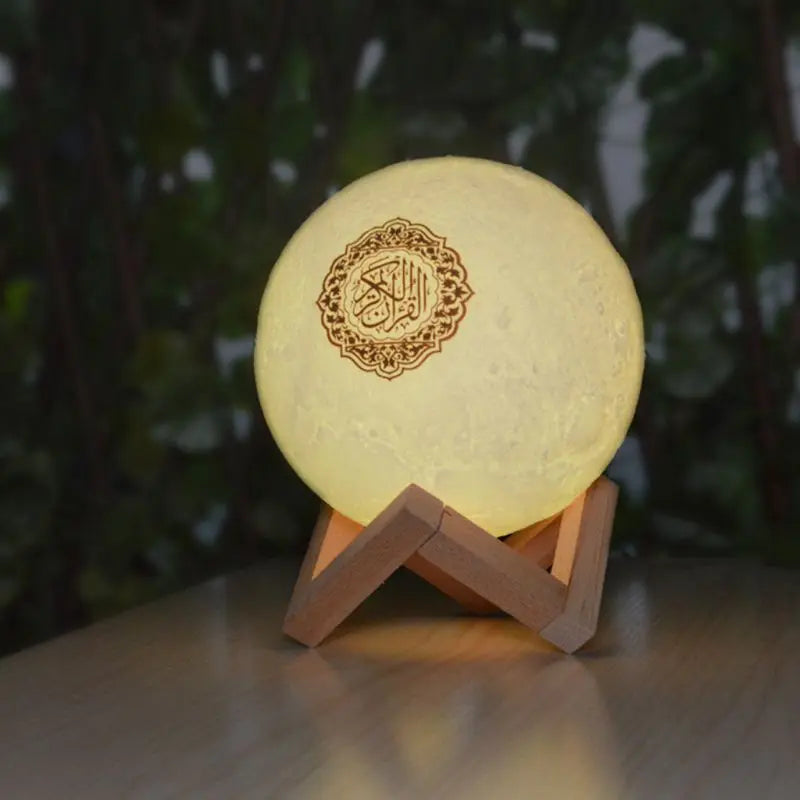 Bluetooth Speakers Wireless  3D Moon With APP Control Touch Lamp