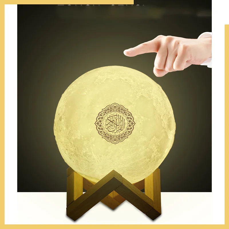 Bluetooth Speakers Wireless  3D Moon With APP Control Touch Lamp