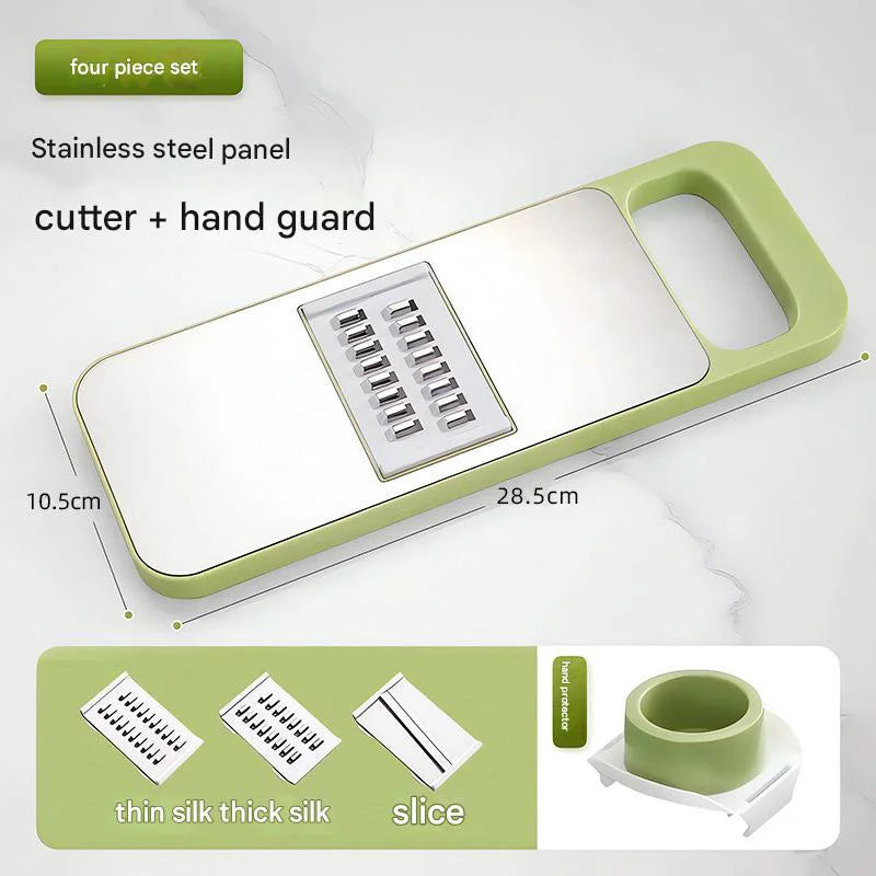 Multifunctional Safe Manual Vegetable Slicer Cutter 6 in 1 Stainless Steel Potato Shredders Garlic Carrot Grater Chopper