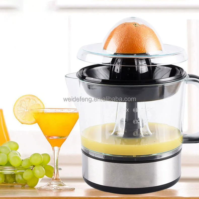 Wholesale Hot Sale Stainless Steel 60W High Caplity Automatic Orange Juicer Lemon Hand Press Juicer Electric Citrus Juicer