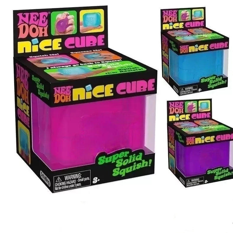 🔥🔥🔥 Cube Sensory Decompression Toy with Slow Rise Jelly Texture for Anxiety Relief