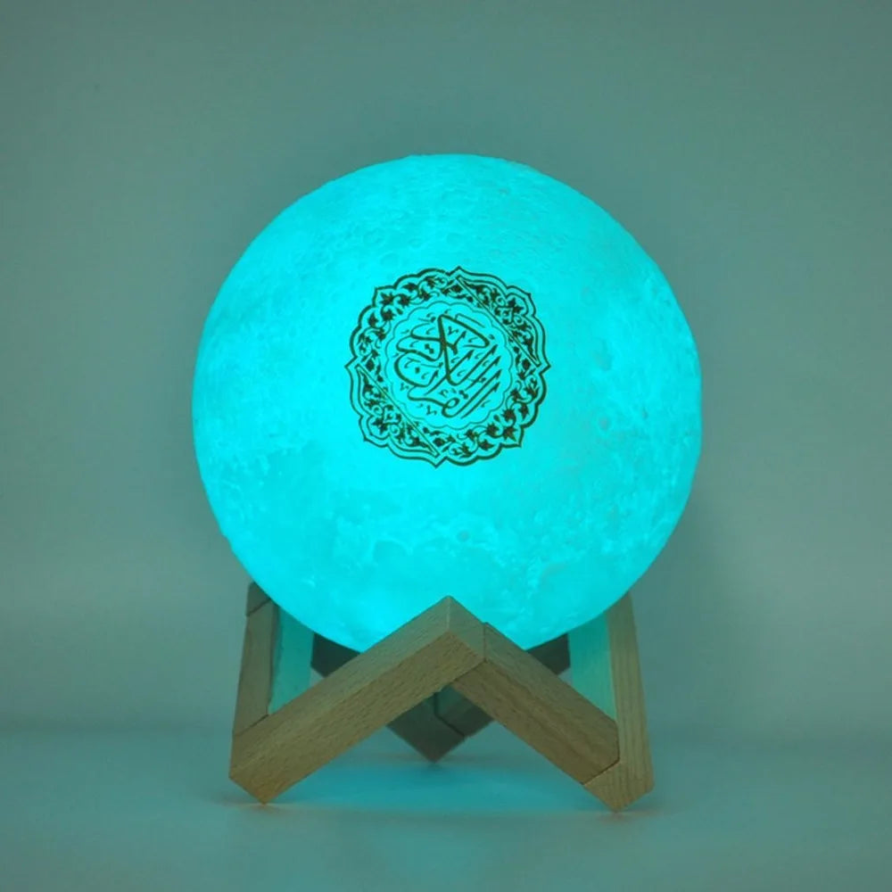 Bluetooth Speakers Wireless  3D Moon With APP Control Touch Lamp