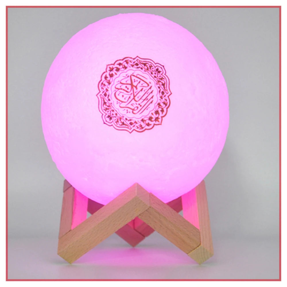Bluetooth Speakers Wireless  3D Moon With APP Control Touch Lamp