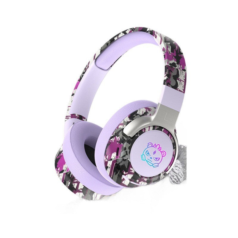 2026 Popular Bluetooth Headphones Over-Ear Headphones with Painted Graffiti Led Lighting 3D Seamless Earcups🔥🔥🔥🔥🔥