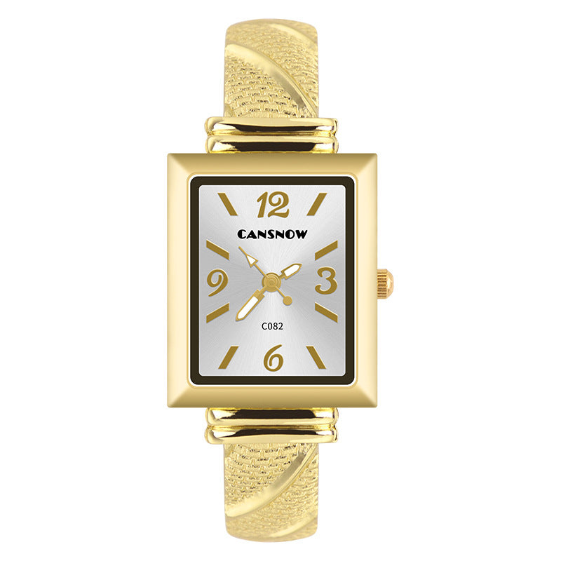 Women's Watch All-match golden bracelet personality fashion bracelet quartz watch for women