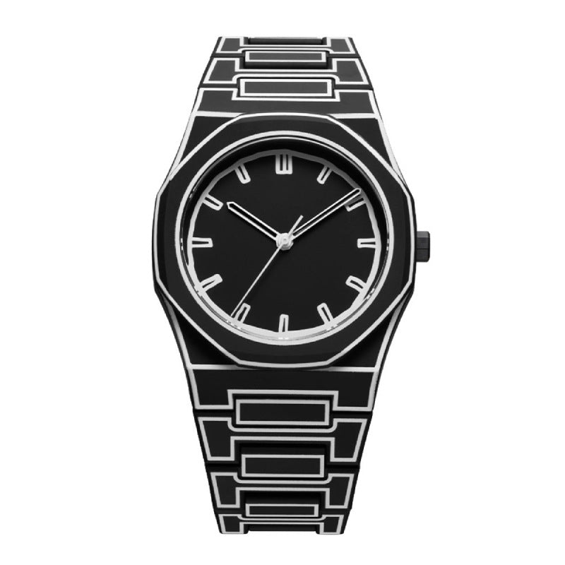 Hot Quartz Watch Casual Simple High Sense Neutral Waterproof Watch Southeast Asia Europe and America Flow