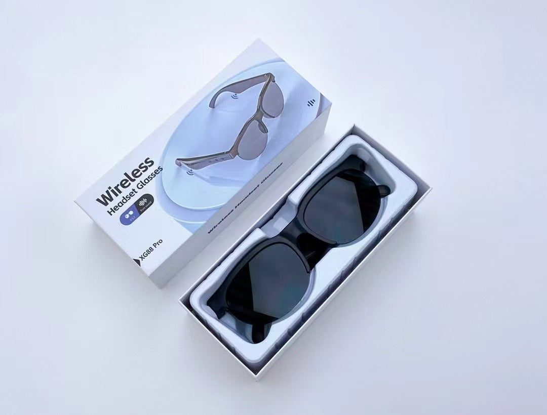 Cross Border XG88PRO Wireless Bluetooth Glasses Headset 5.3 Stereo OWS Bluetooth Headset Riding Sunglasses