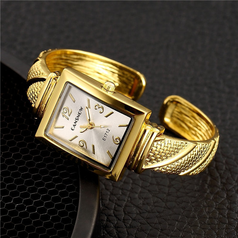 Women's Watch All-match golden bracelet personality fashion bracelet quartz watch for women