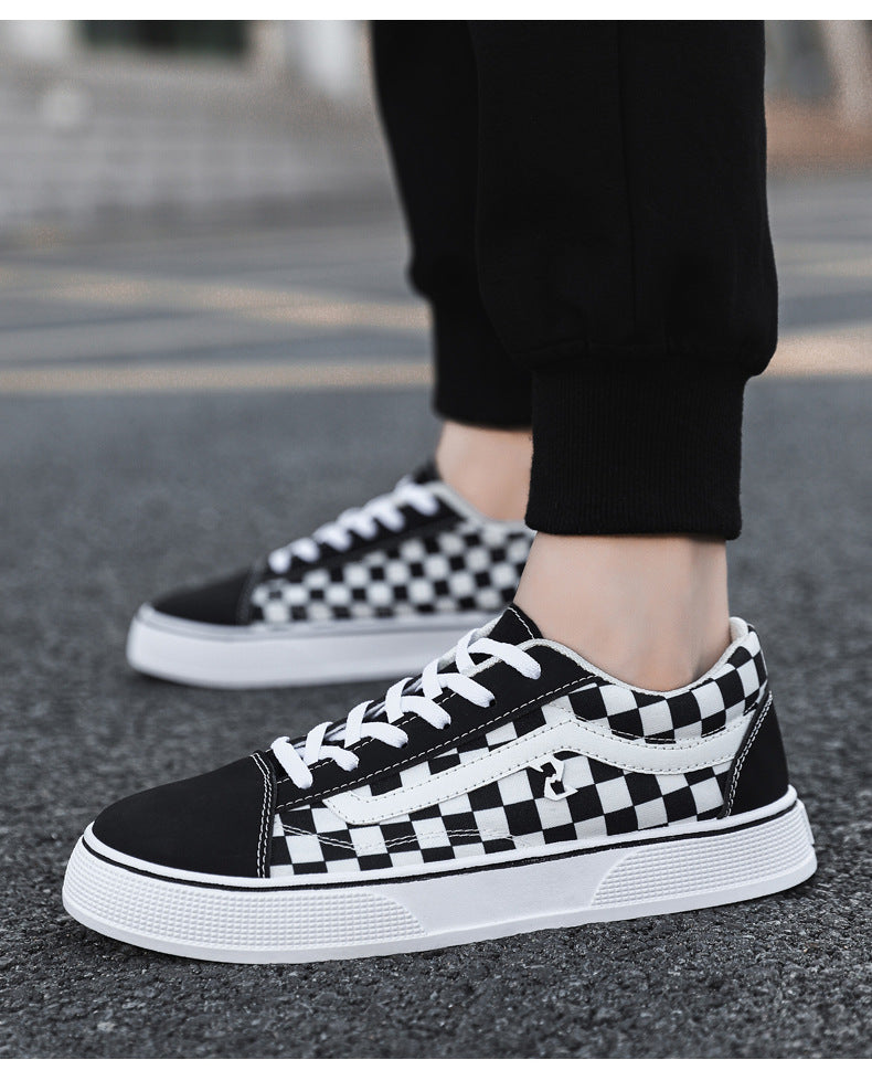 Spring and Autumn Shoes Men's Classic Low-Top Canvas Shoes Student Sneakers Men's Shoes Casual Shoes Korean Style Trendy Men's Shoes