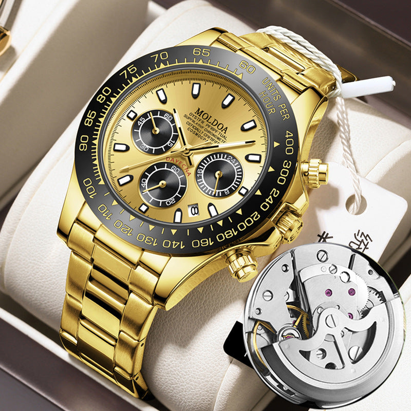 🔥🔥🔥🔥Daytona Men's Watch, Fully Automatic Watch, Luminous, Waterproof, Multi-Function Chronograph Watch, Men's Quartz Watch