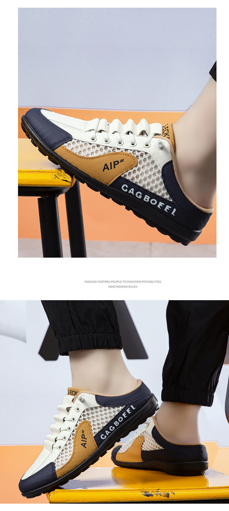 Men's Shoes New Men's Shoes Men's Breathable Soft-Soled