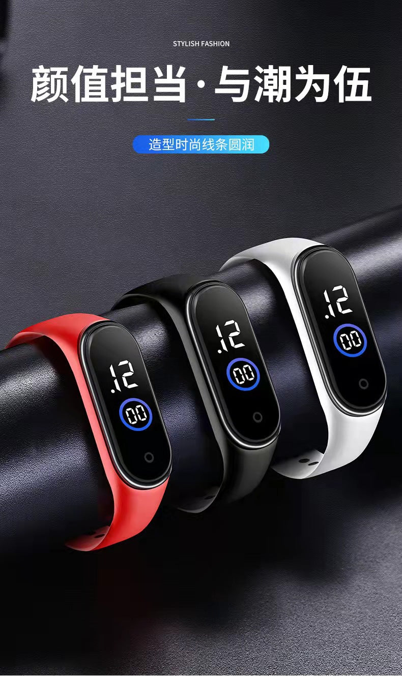 New Led Digital Watch Bracelet M4 Waterproof Fashion Digital Sports Model Kidsren's Student Led Digital Watch Manufacturer