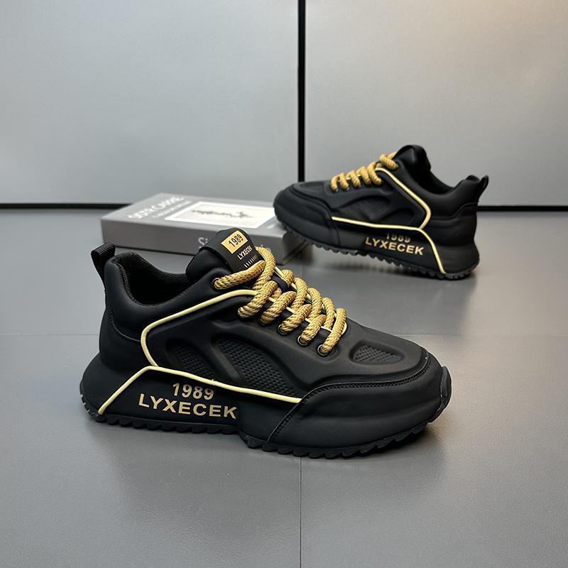 Spring and Autumn Men's Shoes 2025 New Increased Fashion Easiest for Match Student Sports Shoes Men's Casual Popular Dad Shoes Men
