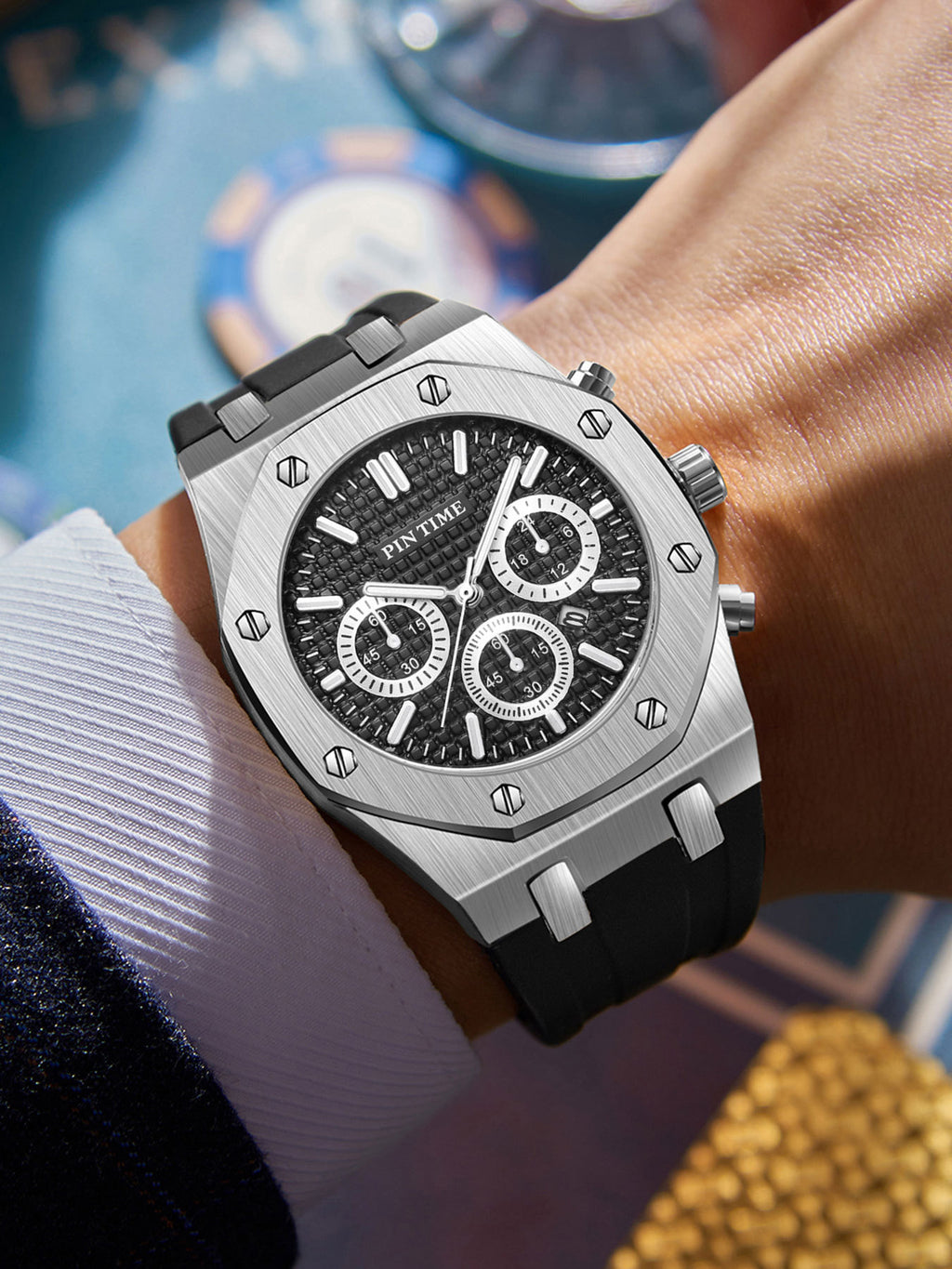 Men's Watches, Multi-Functional Sports Waterproof Men's Fashionable Casual Watches