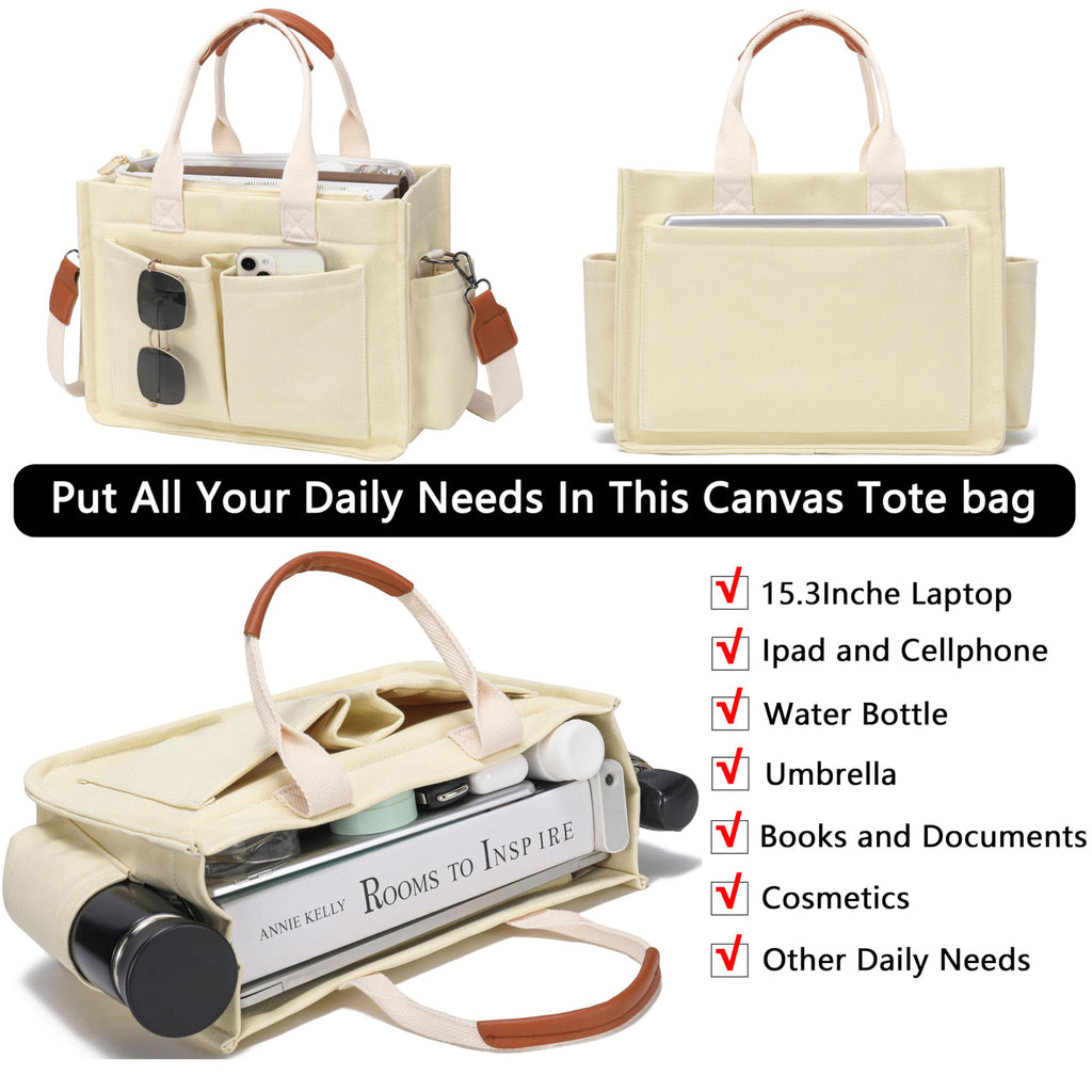 New Women's Large Canvas Handbag Crossbody Bag Daily Bag Handbag