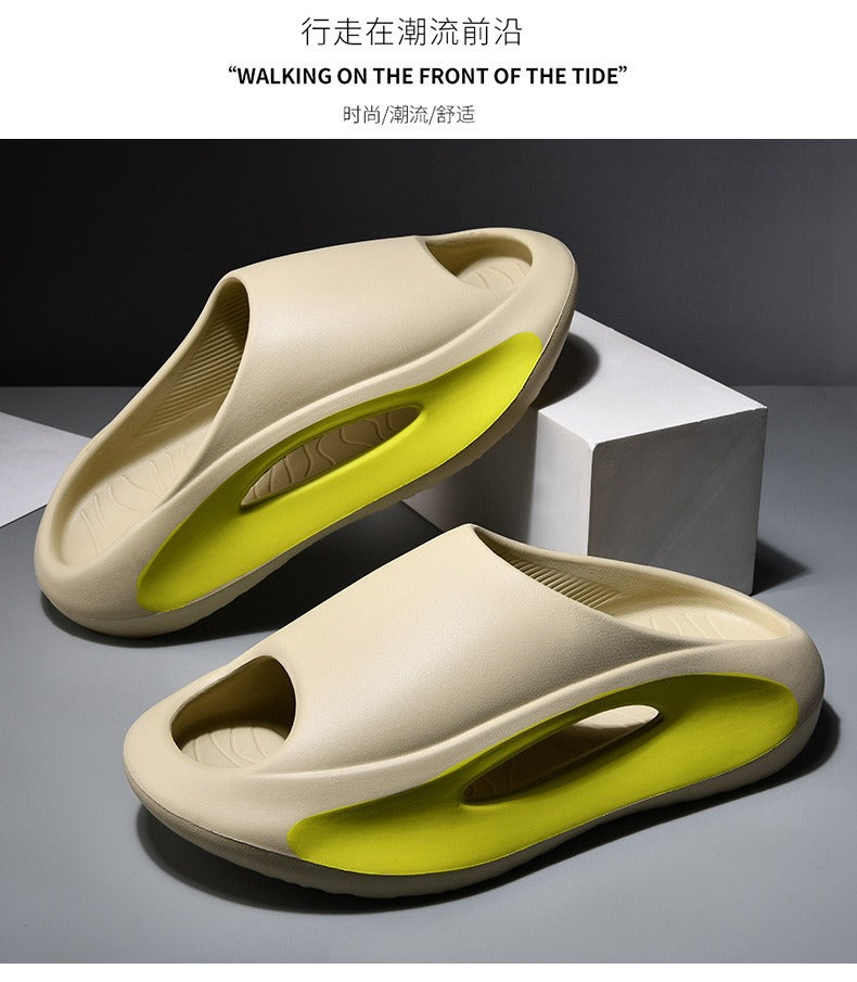 New Eva Slippers for Men, Thick-Soled, Non-Slip, Wear-Resistant Sandals  Comfortable Beach Shoes for Outdoor Wear
