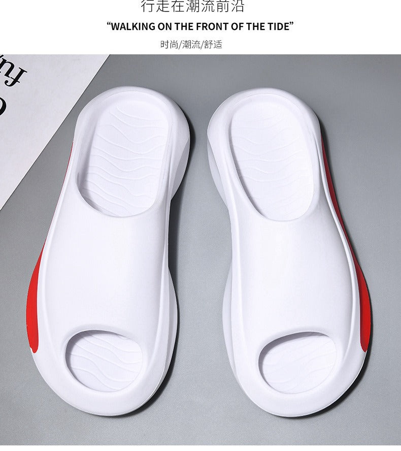 New Eva Slippers for Men, Thick-Soled, Non-Slip, Wear-Resistant Sandals  Comfortable Beach Shoes for Outdoor Wear