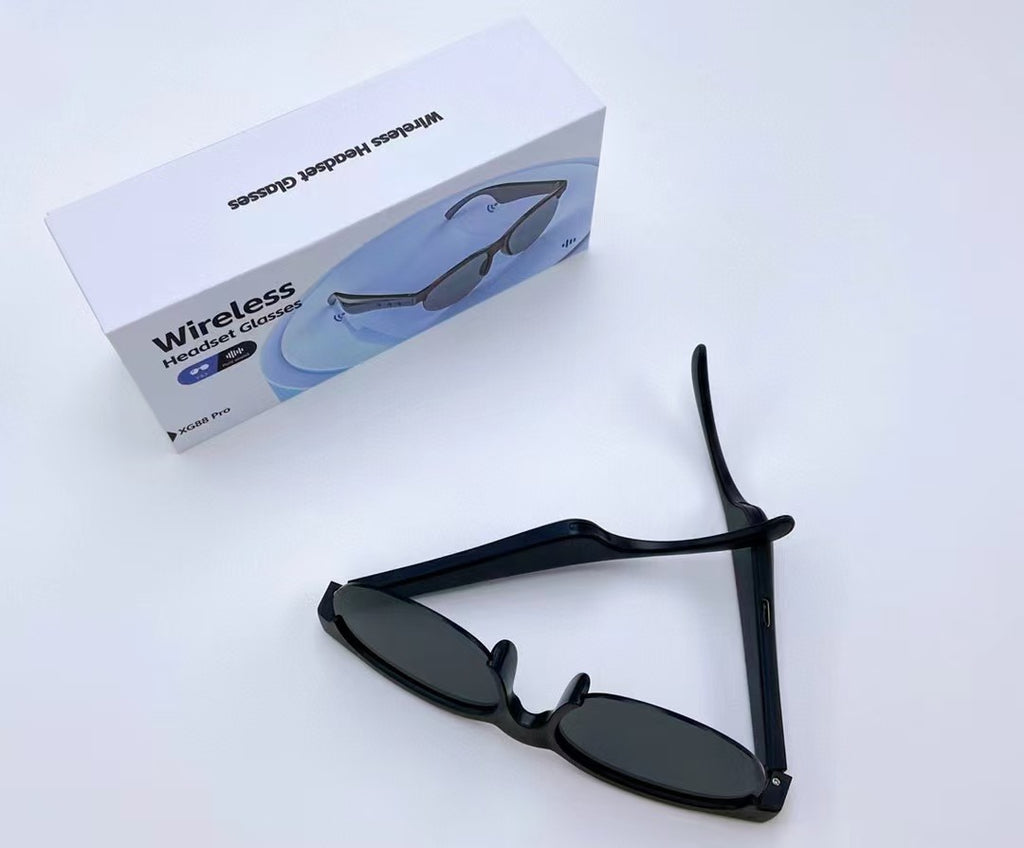 Cross Border XG88PRO Wireless Bluetooth Glasses Headset 5.3 Stereo OWS Bluetooth Headset Riding Sunglasses