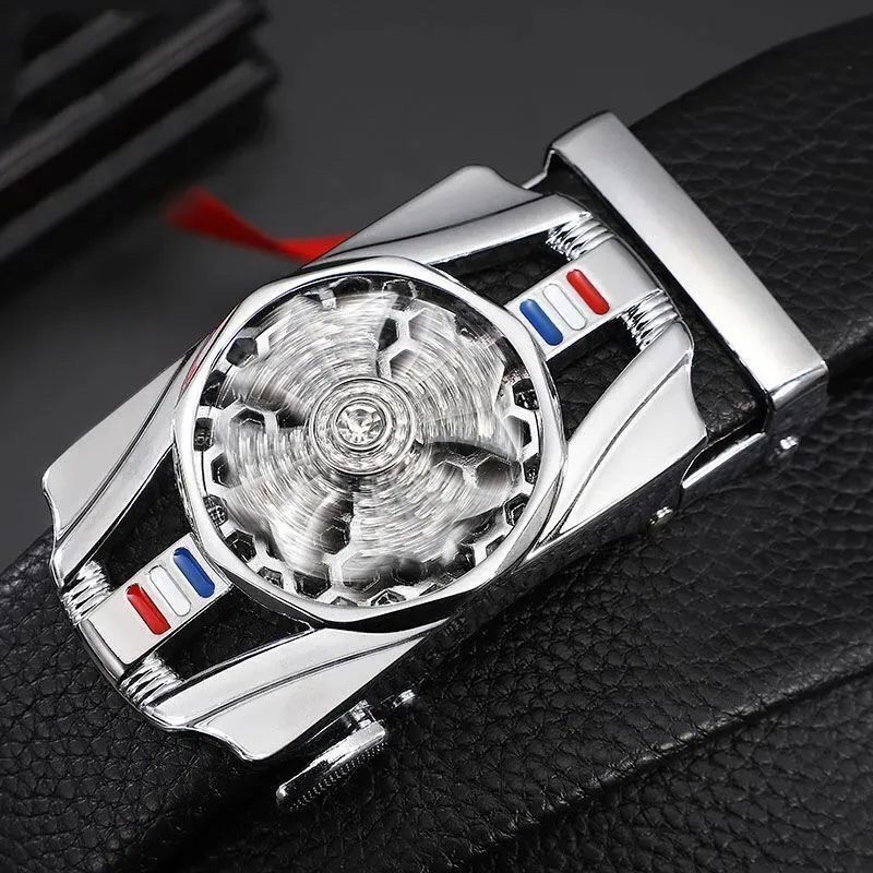 men's belt automatic buckle trembles fast hand explosion casual Joker simple fashion wholesale generation hair