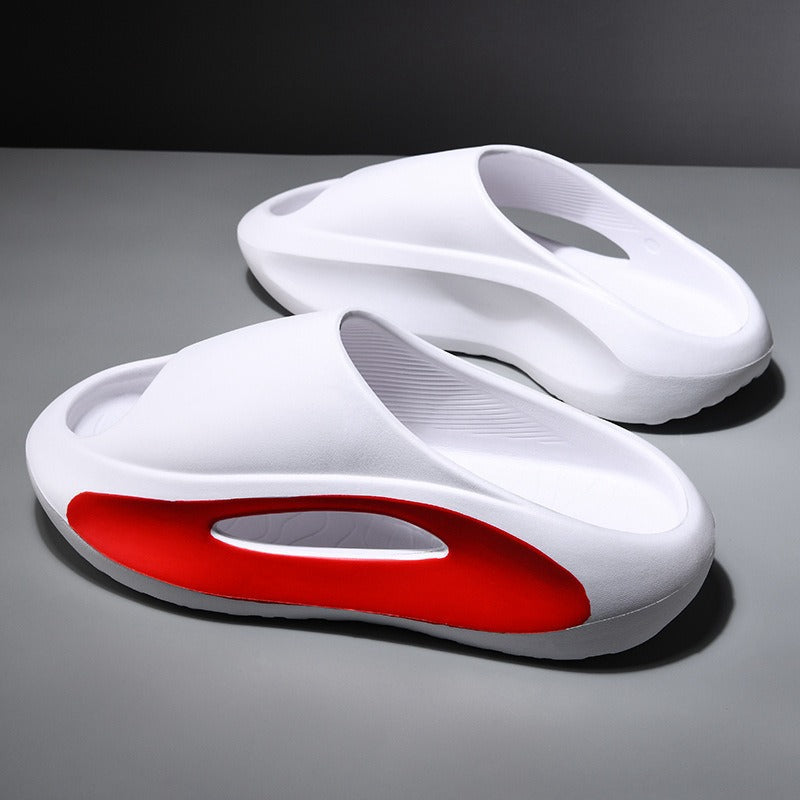 New Eva Slippers for Men, Thick-Soled, Non-Slip, Wear-Resistant Sandals  Comfortable Beach Shoes for Outdoor Wear