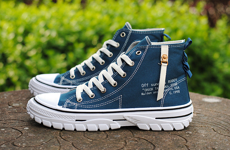 Spring and Summer Men's Shoes 2025 New Casual Sports Canvas Shoes, Versatile Trendyy Cloth Shoes, Breathable Popular National Fashion Shoes