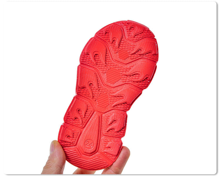 children's sneaker with lights  spring and autumn new boys mesh shoes small and medium-sized