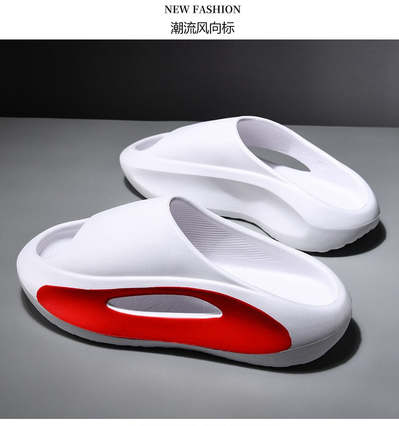New Eva Slippers for Men, Thick-Soled, Non-Slip, Wear-Resistant Sandals  Comfortable Beach Shoes for Outdoor Wear