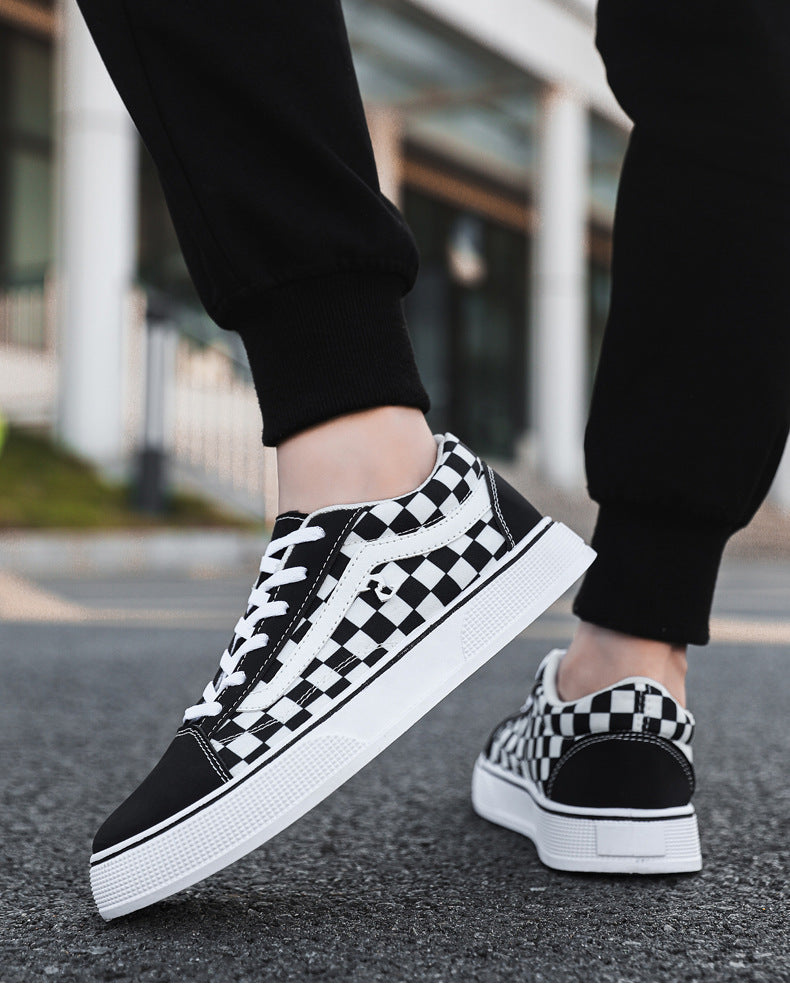 Spring and Autumn Shoes Men's Classic Low-Top Canvas Shoes Student Sneakers Men's Shoes Casual Shoes Korean Style Trendy Men's Shoes