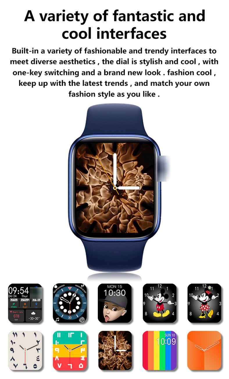 Cross-Border T500+Plus Smart Watch Bluetooth Call Sports Information Reminder Heart Rate Fitpro Factory Direct Sale