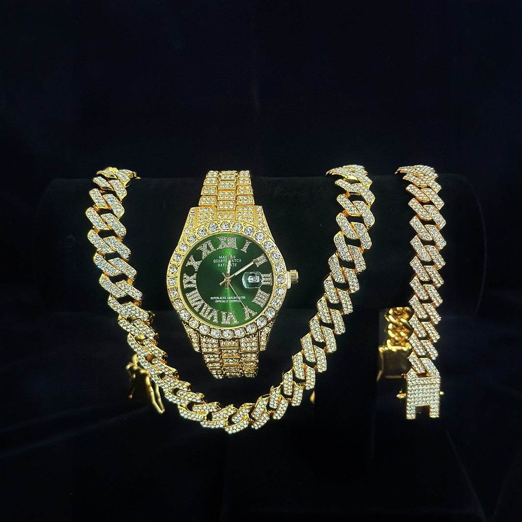 🔥🔥🔥🔥🔥Men's Watch Full Diamond Watch Men's Factory Price Direct Sale Complete Colors