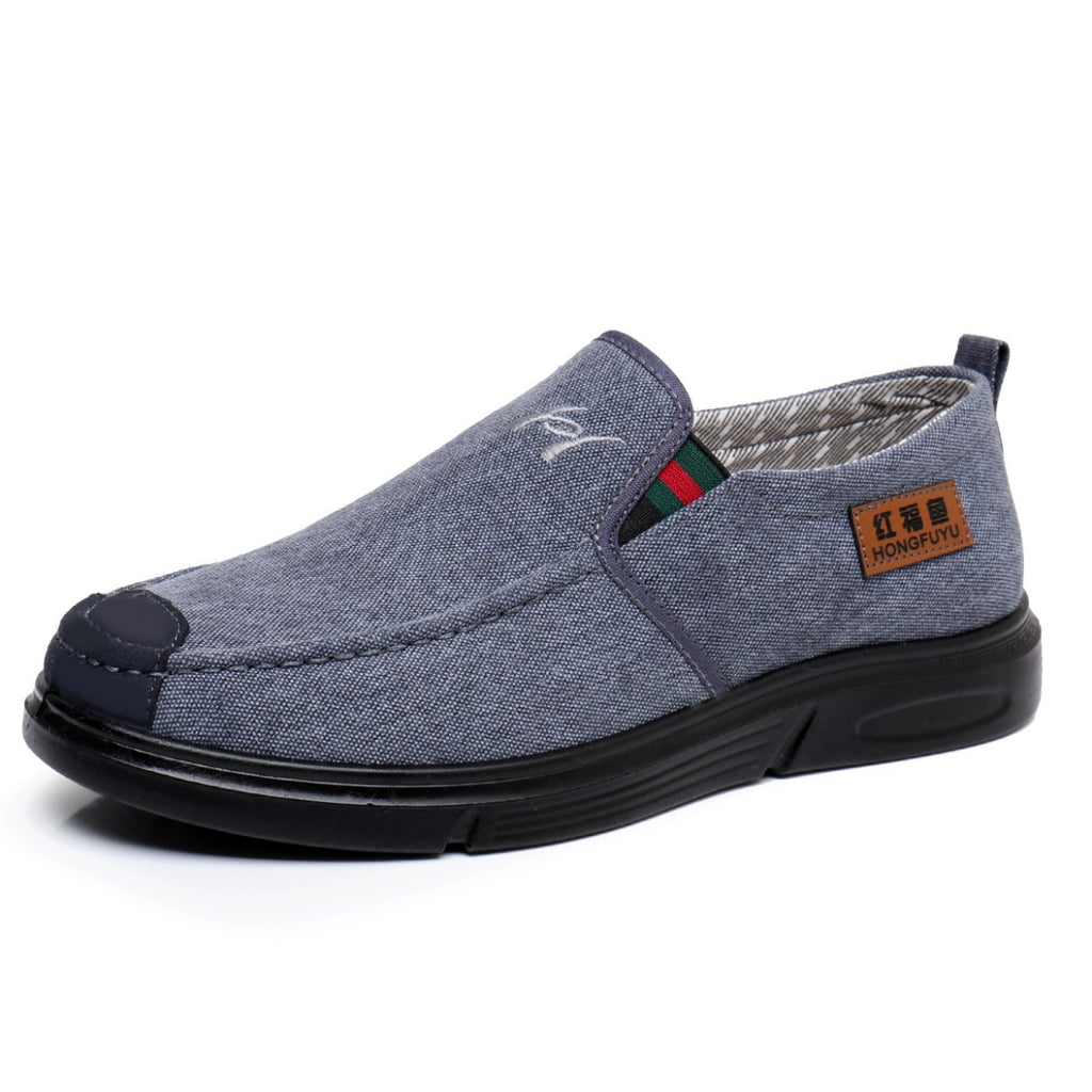 Spring Shoes for the Elderly, Men's Old Beijing Cloth Shoes, Men's Middle-Aged and Elderly Middle-Aged Men's Dad Shoes, Soft Soles and Durable
