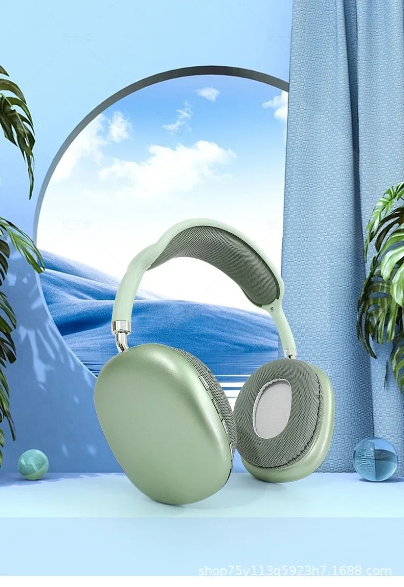 Cross-Border Foreign Trade P9 Pro Max Bluetooth Headphones Wireless Noise-Canceling Headphones Over-Ear Headset Huaqiangbei Wholesale