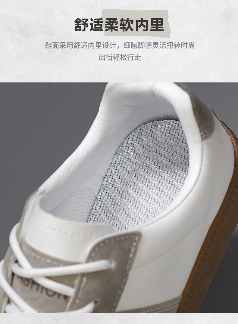 Men's shoes 2025 spring cross-border new breathable fashion men's shoes men's casual sneaker retro shoes men's moral training shoes