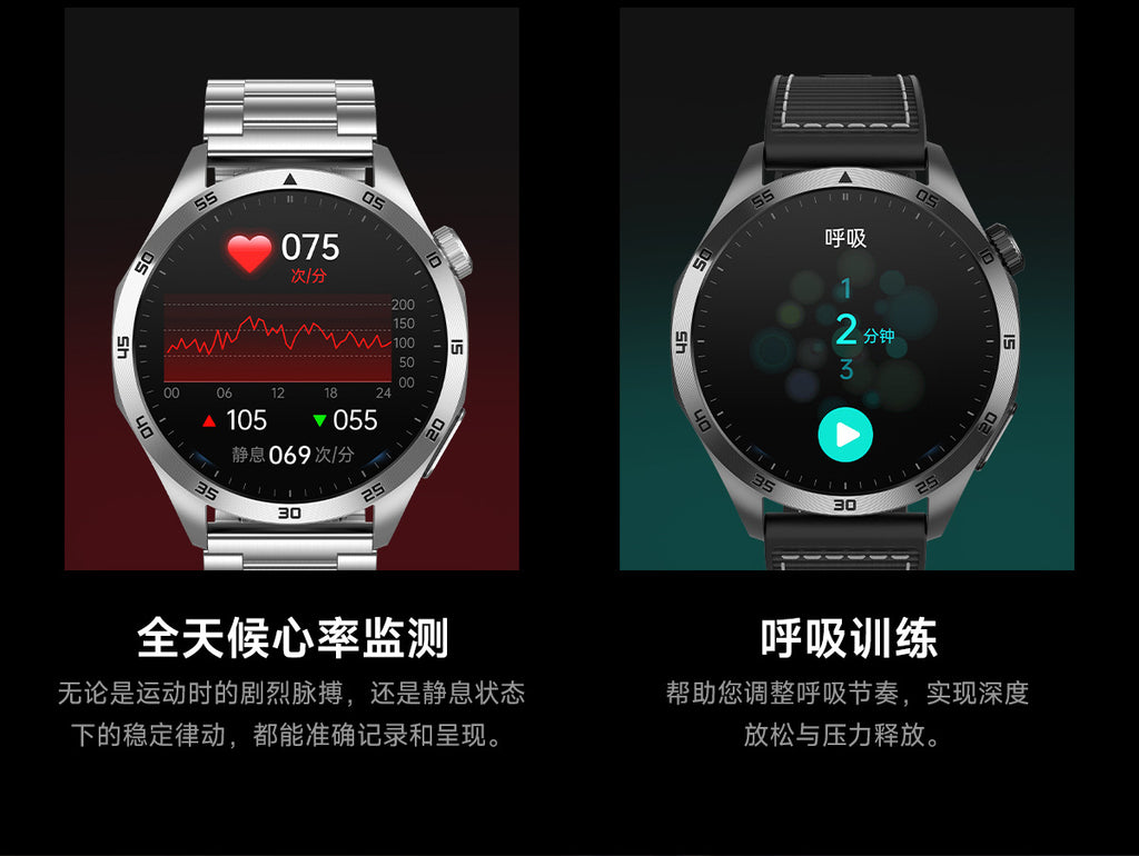 Cross-Border New Smart Watch Et485 Bluetooth Call Ecg Blood Pressure Blood Oxygen Heart Rate Blood Pressure Body Temperature