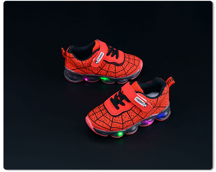 Spring and Autumn KidsShoes, Luminous Light Shoes,Baby Flash Shoes, Led Light-Up Sports Shoes, Mesh