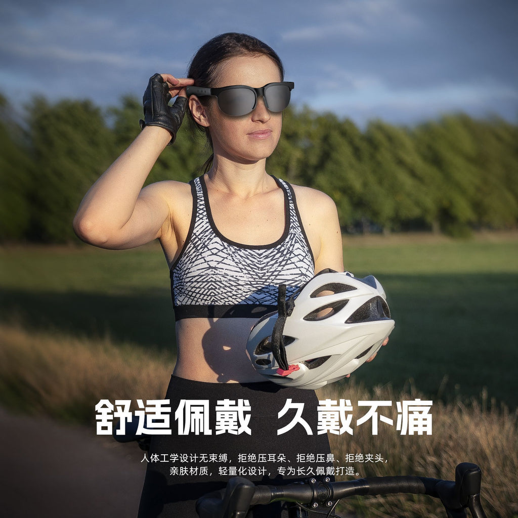 Cross Border XG88PRO Wireless Bluetooth Glasses Headset 5.3 Stereo OWS Bluetooth Headset Riding Sunglasses