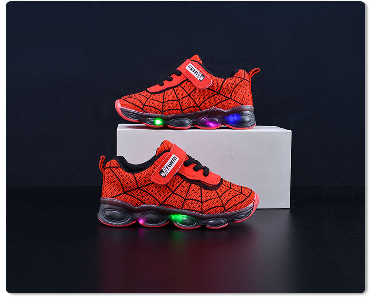 Spring and Autumn KidsShoes, Luminous Light Shoes,Baby Flash Shoes, Led Light-Up Sports Shoes, Mesh