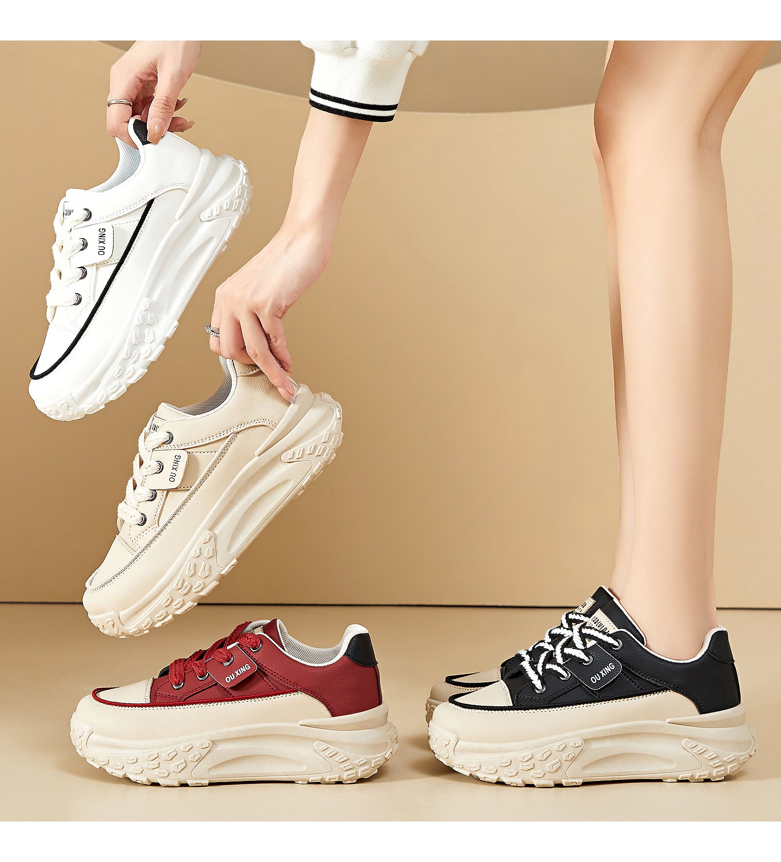Women's Spring Shoes, Height-Increasing Shoes, Versatile Fashionable Canvas Shoes, Thick-Soled Shoes, Soft-Soled Comfortable Single Shoes, Trendy Casual Shoes