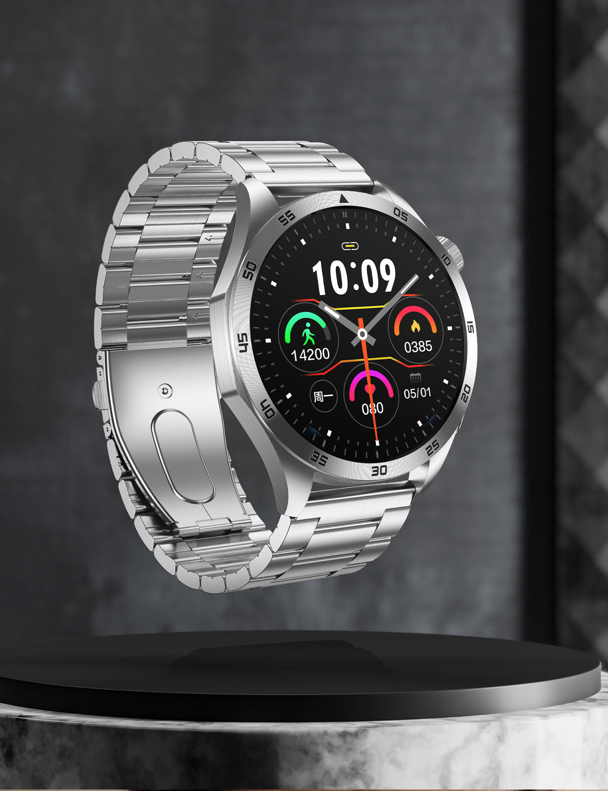 Cross-Border New Smart Watch Et485 Bluetooth Call Ecg Blood Pressure Blood Oxygen Heart Rate Blood Pressure Body Temperature