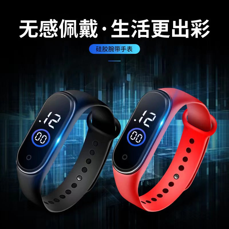 New Led Digital Watch Bracelet M4 Waterproof Fashion Digital Sports Model Kidsren's Student Led Digital Watch Manufacturer