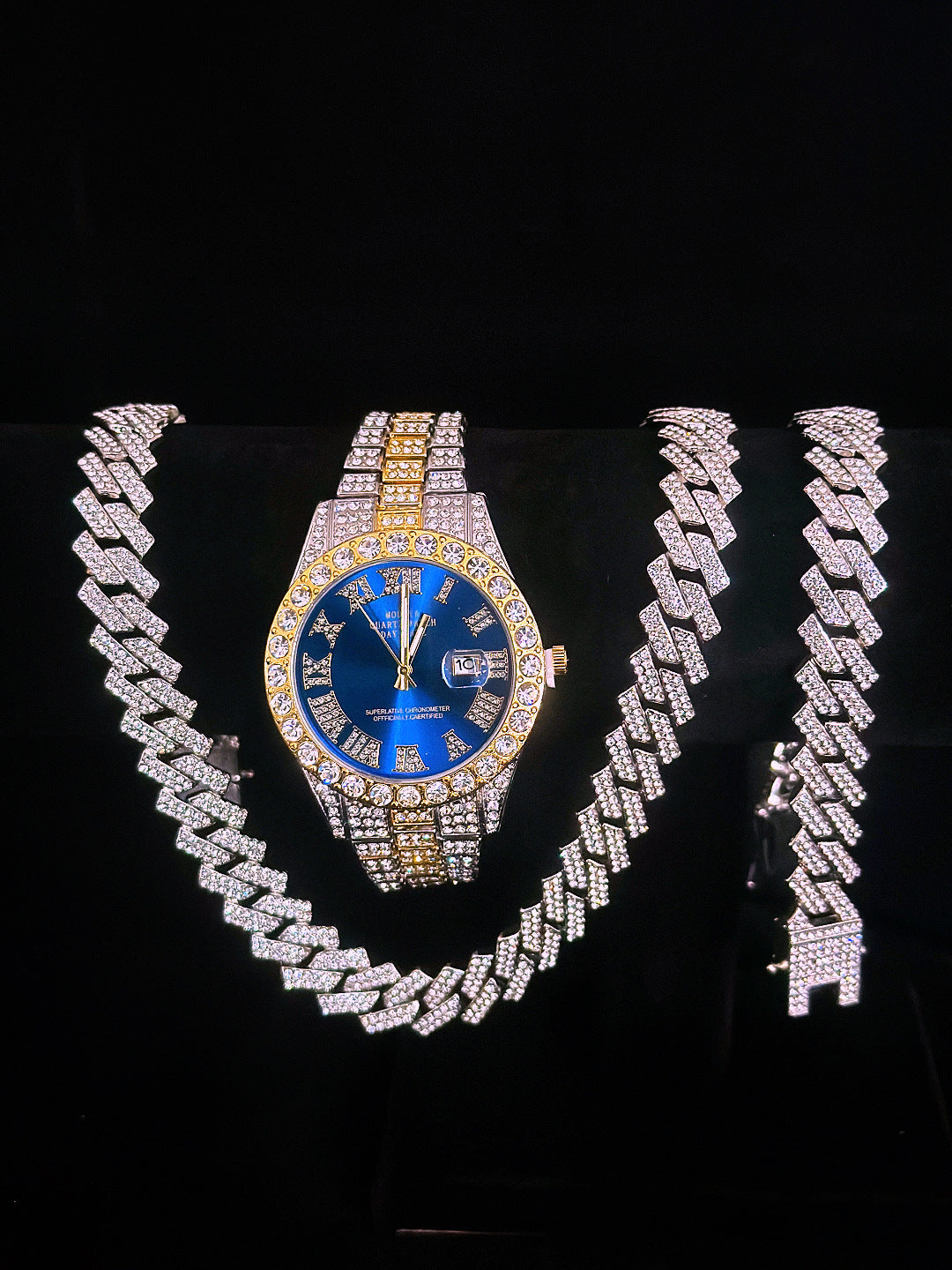 🔥🔥🔥🔥🔥Men's Watch Full Diamond Watch Men's Factory Price Direct Sale Complete Colors