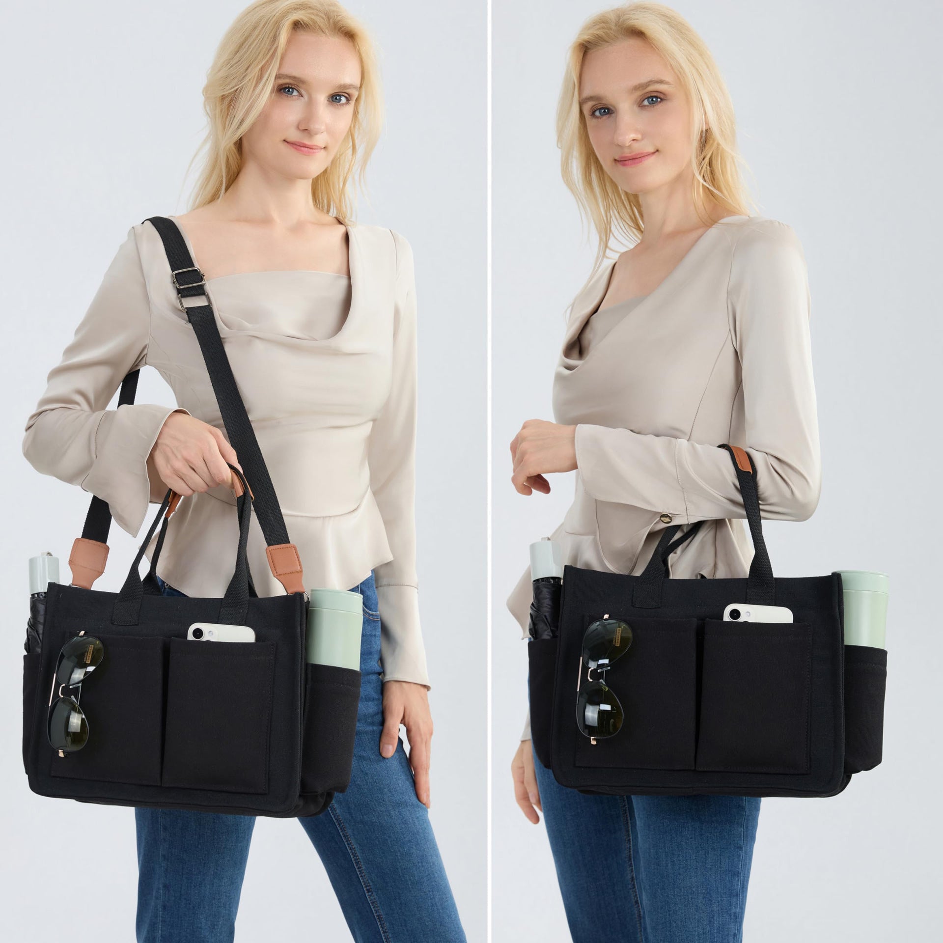 New Women's Large Canvas Handbag Crossbody Bag Daily Bag Handbag