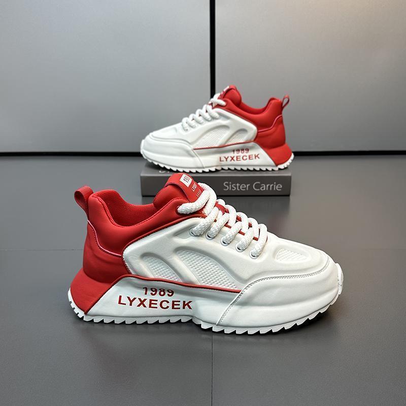Spring and Autumn Men's Shoes 2025 New Increased Fashion Easiest for Match Student Sports Shoes Men's Casual Popular Dad Shoes Men
