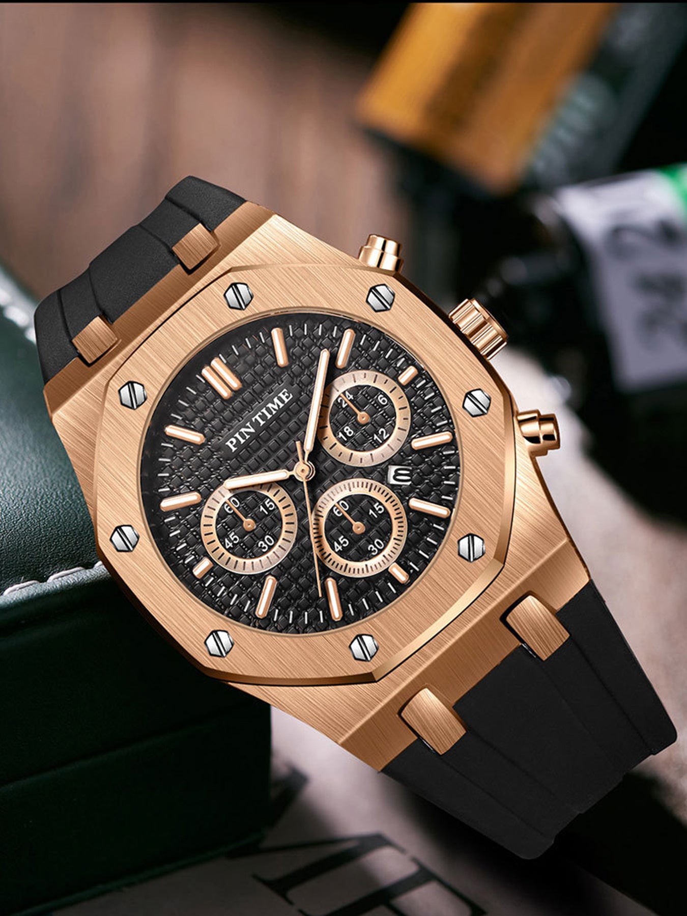Men's Watches, Multi-Functional Sports Waterproof Men's Fashionable Casual Watches