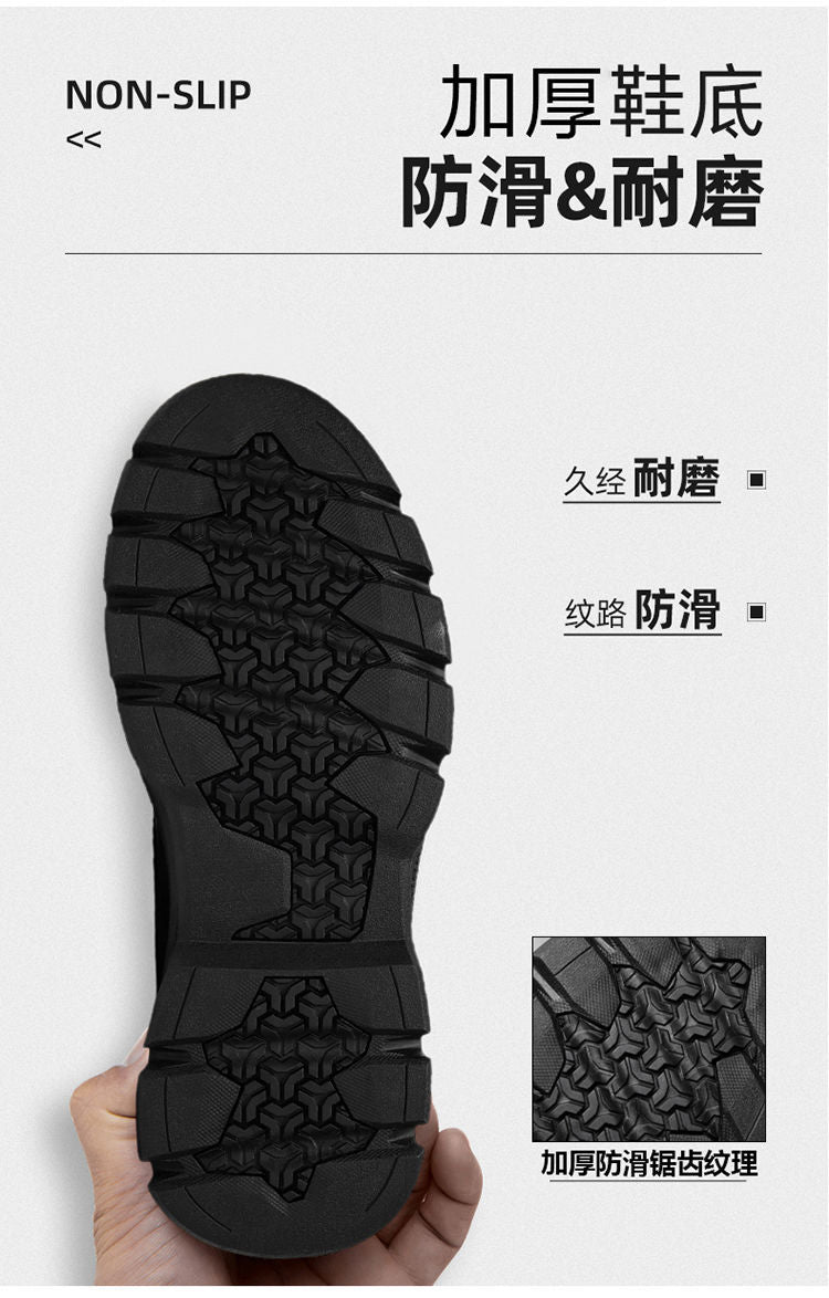 Martin boots men's autumn men's shoes 2023 new men's boots Korean high-top shoes all-matching work boots casual leather shoes